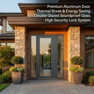 Exterior Patio Entry Bedroom Door for Home, Villa, or Hotel