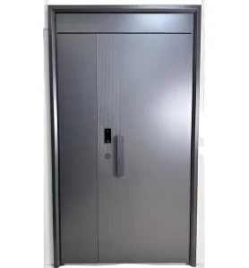 Exterior Steel Security Door, Anti-Burglary Swing Entry Door for Villa, Apartment, or House