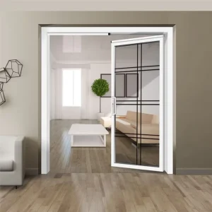 Extreme Narrow Frame Aluminum Thermal Break PT Slide Swing Door Trackless Casement PD Door for Wine Cellar