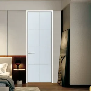 Aluminium Alloy Glass Swing Door With Slim Frame Design High Performance Weatherproof