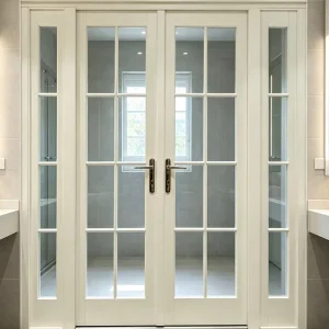 Factory Aluminium Sliding Door with Square Beading