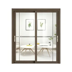 Factory Aluminum Sliding Glass Door Soundproof Panoramic Door for Living Room Balcony