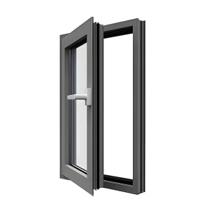 Factory Aluminum Tilt and Turn Casement Windows and Broken Bridge Aluminum Doors