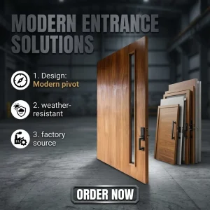 Factory Commercial Steel Anti-Theft Security Door Insulated Villa Door