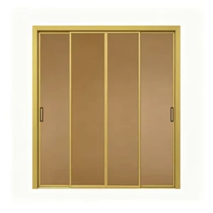Factory Custom Aluminum Sliding Door Low E Tempered Glass Soundproof for Villa Sunroom