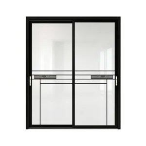 Factory Custom High Strength Aluminum Sliding Door Energy-saving Double Glass for Villa Garden