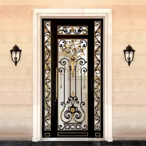 Factory Custom Wrought Iron Gate for Villa Entrance and Boundary Fence