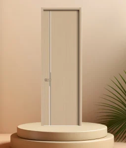 Factory Customizable Prehung Plywood Apartment Interior Door, Thermal Insulation, Farmhouse Style, 3D Design