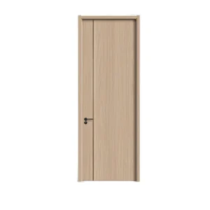 Factory Customizable Solid-Core Wood Front Entry Door for Hotels Apartments Homes and Villas