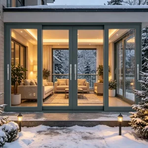 Factory Direct Aluminium Sliding Door with 29mm Sightline for Panoramic Views