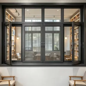 Factory Direct Aluminium Sliding Window Integrated Mosquito Net for Residential Villa