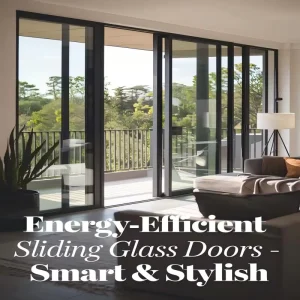 Factory Direct Custom Size Modern Design Aluminum Frame Tempered Double Glazed Sliding Glass Door for Patio
