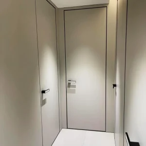 Factory Direct Custom Sliding Invisible Solid Wood Interior Door for Living Rooms and Apartments