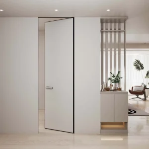 Factory Direct Customizable Aluminum Invisible Hidden Door for Modern Interiors