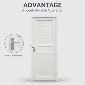 Factory Direct Customized Waterproof Thermal Insulation UPVC Swing Door for Home, Patio, Balcony, Garden, or Exterior