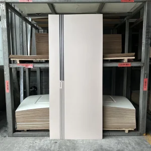 Factory Direct Door Skin Waterproof Melamine Finished Surface Interior Wooden Door Decoration