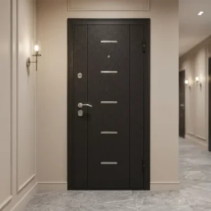 Factory Direct Heavy-Duty Stainless Steel Security Entry Door, High Fire Rating, Double Doors