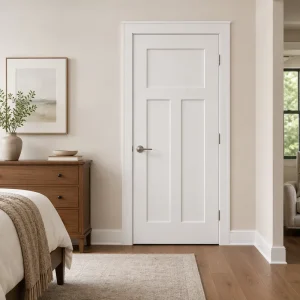 Factory Direct Interior Waterproof Shaker Wood Door for House
