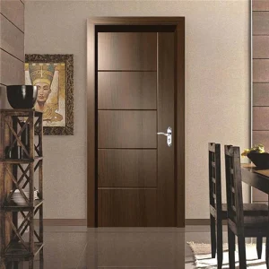 Factory-Direct MDF Solid Wood Composite Interior Door with Waterproof Finish for Living Room