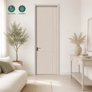 Factory Direct Melamine Decorative Panel Eco-Friendly Sound-Insulated Ready-Made Door for Hotel Apartment and Hospital