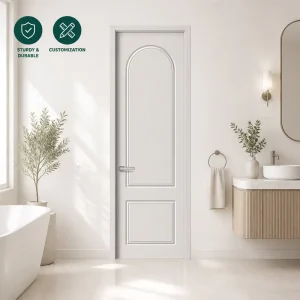 Factory Direct Melamine Decorative Panel Interior Wooden Door Scratch Resistant Easy to Clean for Home and Hotel