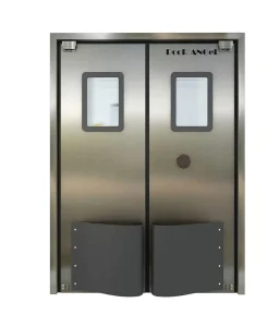 Factory Direct Modern Design Self-Closing Double Traffic Entry Shatterproof Cargo Passage Two-Way Kitchen Door