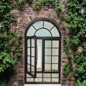 Factory Direct Modern French Aluminum Alloy Folding Glass Door Windproof for Villa Exterior