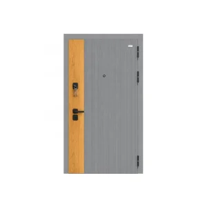Factory Direct Modern Steel and MDF Security Door Anti-Theft Exterior Entrance Door