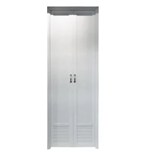 Factory Direct Modern Waterproof UPVC Interior Door for Kitchen or Bathroom PVC Material Manual Opening