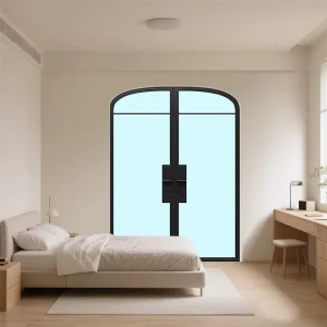 Factory Direct Narrow Steel-Frame Swing Door