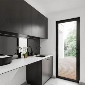 Factory Direct OEM/ODM Aluminum Swing Doors for Interior and Exterior Use, Custom Single and Double French Entry Doors