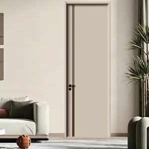 Factory Direct Paint-Free Interior Polymer Door, Customized, Sound and Heat Insulation, Waterproof, for Hotel Apartment Hospital