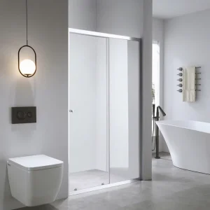 Factory Direct Sale Bathroom Clear Tempered Glass Sliding Shower Doors