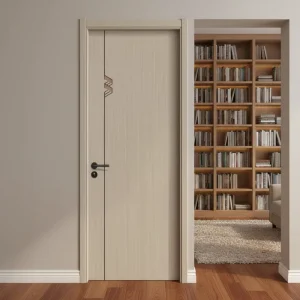 Factory Direct Solid Wood Composite Interior Door Moisture-Proof Wooden Door for Hotel Project