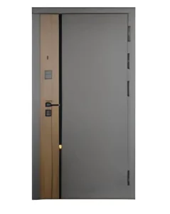 Factory Direct Stainless Steel Security Entrance Door with Multipoint Lock, Modern Anti-theft Front Door