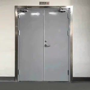 Factory Direct Supply Fireproof Security Galvanized Steel Sheet-Finished Side-Opening Door for Warehouse