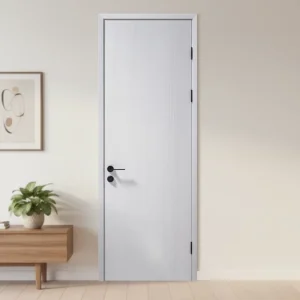 Factory Direct Supply Paint-Free Solid Wood Interior Door Sets Custom-Made for Bedrooms with Sound Insulation