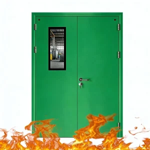 Factory Direct UL Certified Steel Fireproof Door with 2-Hour Fire Resistance