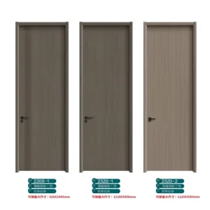 Factory Direct WPC Composite Door Moisture Proof Anti-Warping Complete Door Set