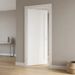 Factory Direct Waterproof Soundproof Pre-hung Lacquered Security Door for Residential Front Entry