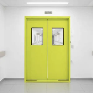 Factory Double Steel Swing Door with Manual or Automatic Double Opening