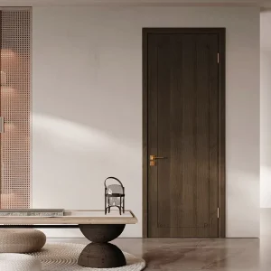 Factory-Made Paint-Free Composite Interior Door for Household Use