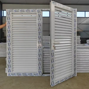 Factory Price Custom Size Exterior Double-Glazed Aluminum Swing Door Casement Entry Front Door