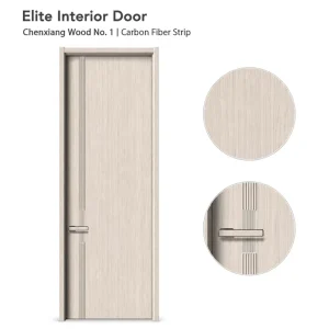 Factory Price Paint-free Panel Door Source Factory Soundproof Waterproof Moisture-proof Modern Interior Door