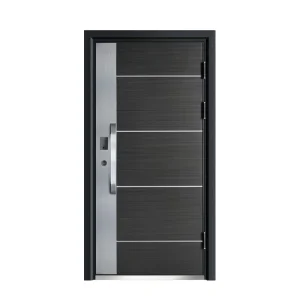 Factory Price Supply Luxury Design High Quality Single Double Exterior Security Steel Door