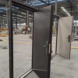 Factory Security Steel Door, Exterior Main Entrance, with Lock