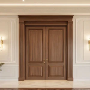 Factory Solid Wood Customized-Size Interior Door for Villa House
