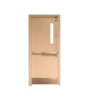 Factory Soundproof Fire-Rated Wood Entry Door for North American Interior Projects, Paint-Free