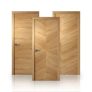 Factory Supply Wooden Doors Internal Room Bedroom Door Single Swing Door Custom Size