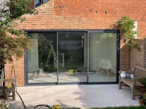 Factory Waterproof Windproof Narrow-Frame Thermal-Break Aluminum Lift-and-Slide Patio Door